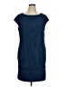 Laurel 100% Polyester Solid Blue Casual Dress Size 14 - photo 1
