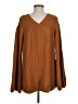 Gibson Latimer Brown Pullover Sweater Size M - photo 2