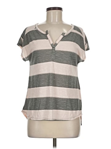 Thyme and Honey Short Sleeve Henley (view 1)