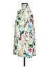 Patchington Floral Green 3/4 Sleeve Button-Down Shirt Size M - photo 5