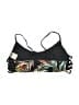 Mossimo Tropical Black Swimsuit Top Size L - photo 2