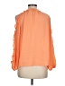 1.State 100% Polyester Orange 3/4 Sleeve Blouse Size M - photo 2