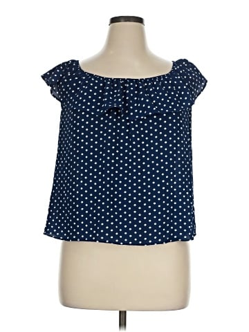 Lily White Short Sleeve Blouse (view 1)