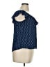 Lily White 100% Polyester Blue Short Sleeve Blouse Size XL - photo 4
