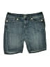 Seven7 Blue Denim Shorts Size 10 - photo 1