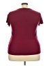 Just Be... Burgundy Short Sleeve Top Size 3X - photo 2