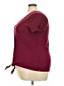 Just Be... Burgundy Short Sleeve Top Size 3X - photo 5