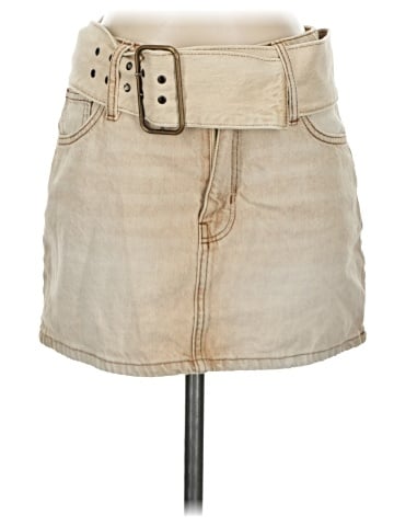 MNG Denim Skirt (view 1)