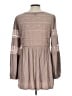 Suzanne Betro Brown Long Sleeve Blouse Size L - photo 2