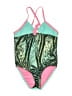 Limited Too Metallic Green One Piece Swimsuit Size 6X - photo 1