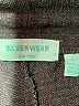 Silverwear 100% Cotton Black Casual Pants Size L - photo 7