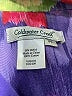 Coldwater Creek 100% Cotton Print Purple Jacket Size L (petite) - photo 6