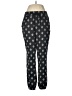 Shimera 100% Polyester Argyle Black Casual Pants Size M - photo 1
