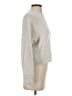 Pull&Bear Solid Ivory Turtleneck Sweater Size S - photo 4