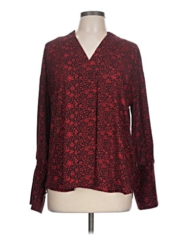 Ann Taylor Factory Long Sleeve Blouse (view 1)