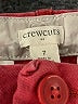 Crewcuts Outlet Solid Red Khakis Size 7 - photo 3