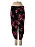 Susan Graver Floral Black Casual Pants Size S (petite) - photo 1
