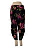 Susan Graver Floral Black Casual Pants Size S (petite) - photo 2