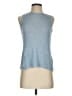 Enza Costa 100% Linen Blue Sweater Vest Size XS (0) - photo 1