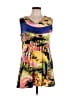 Unbranded Graphic Yellow Casual Dress Size L - photo 1
