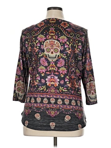 Energe World Wear 3/4 Sleeve Top (view 2)
