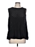 Three Dots Black Sleeveless Blouse Size L - photo 1