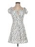 Cider Blue White Casual Dress Size XS - photo 1