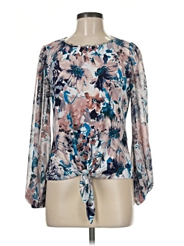 MSK Long Sleeve Blouse (view 1)