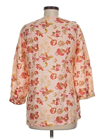 Lands' End 3/4 Sleeve Blouse (view 2)