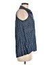 Splendid 100% Tencel Stars Blue Sleeveless Button-Down Shirt Size M - photo 4