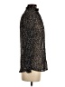ALLSAINTS Animal Print Black Long Sleeve Blouse Size XS - photo 4