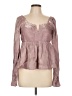 Versona Pink Long Sleeve Blouse Size L - photo 1