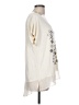 Studio Y Ivory Short Sleeve Blouse Size L - photo 4
