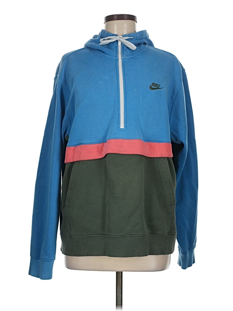 Pre-owned Nike Windbreaker Jacket In Blue