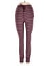 Halara Stripes Burgundy Casual Pants Size XS - photo 1