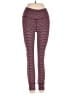 Halara Stripes Burgundy Casual Pants Size XS - photo 2