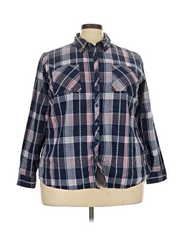 Krazy Kat Long Sleeve Button-Down Shirt (view 1)