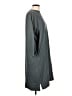 Unbranded Solid Gray Casual Dress Size L - photo 4