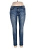 Current/Elliott Polka Dots Blue Jeans Size 28 waist - photo 1