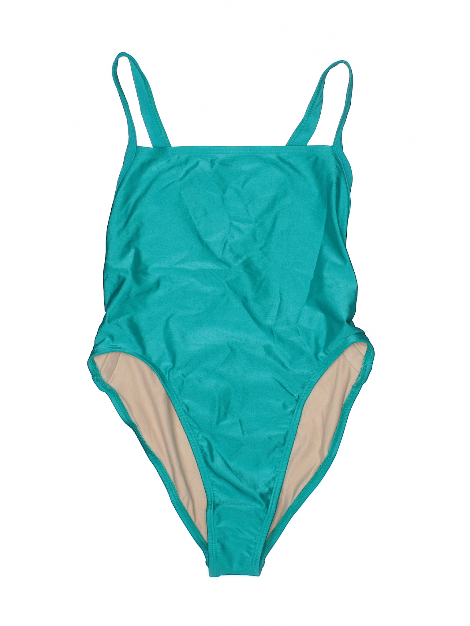 American Apparel Solid Teal One Piece Swimsuit Size L - 64% off | thredUP