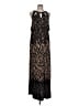 Soma Animal Print Black Cocktail Dress Size L - photo 1