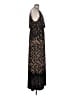 Soma Animal Print Black Cocktail Dress Size L - photo 4