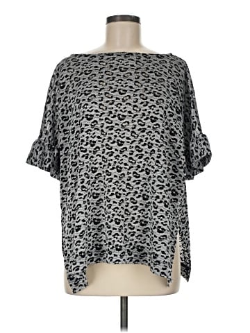 Nally & Millie Short Sleeve Blouse (view 1)