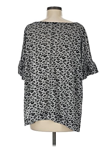 Nally & Millie Short Sleeve Blouse (view 2)