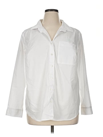 Lands' End Long Sleeve Button-Down Shirt (view 1)