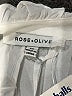 Rose + Olive 100% Rayon Ivory Short Sleeve Blouse Size 2X - photo 7