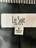 Le Suit 100% Polyester Chevron-herringbone Gray Blazer Size 6 Petite - photo 6