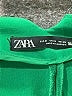 Zara Solid Green Casual Pants Size M - photo 4