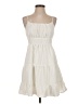 Shein 100% Polyester Solid Ivory Casual Dress Size 4 - photo 1