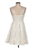 Shein 100% Polyester Solid Ivory Casual Dress Size 4 - photo 2